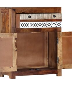 vidaXL Bijzetkast 60x30x75 cm massief acaciahout