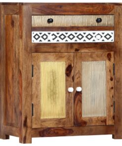 vidaXL Bijzetkast 60x30x75 cm massief acaciahout