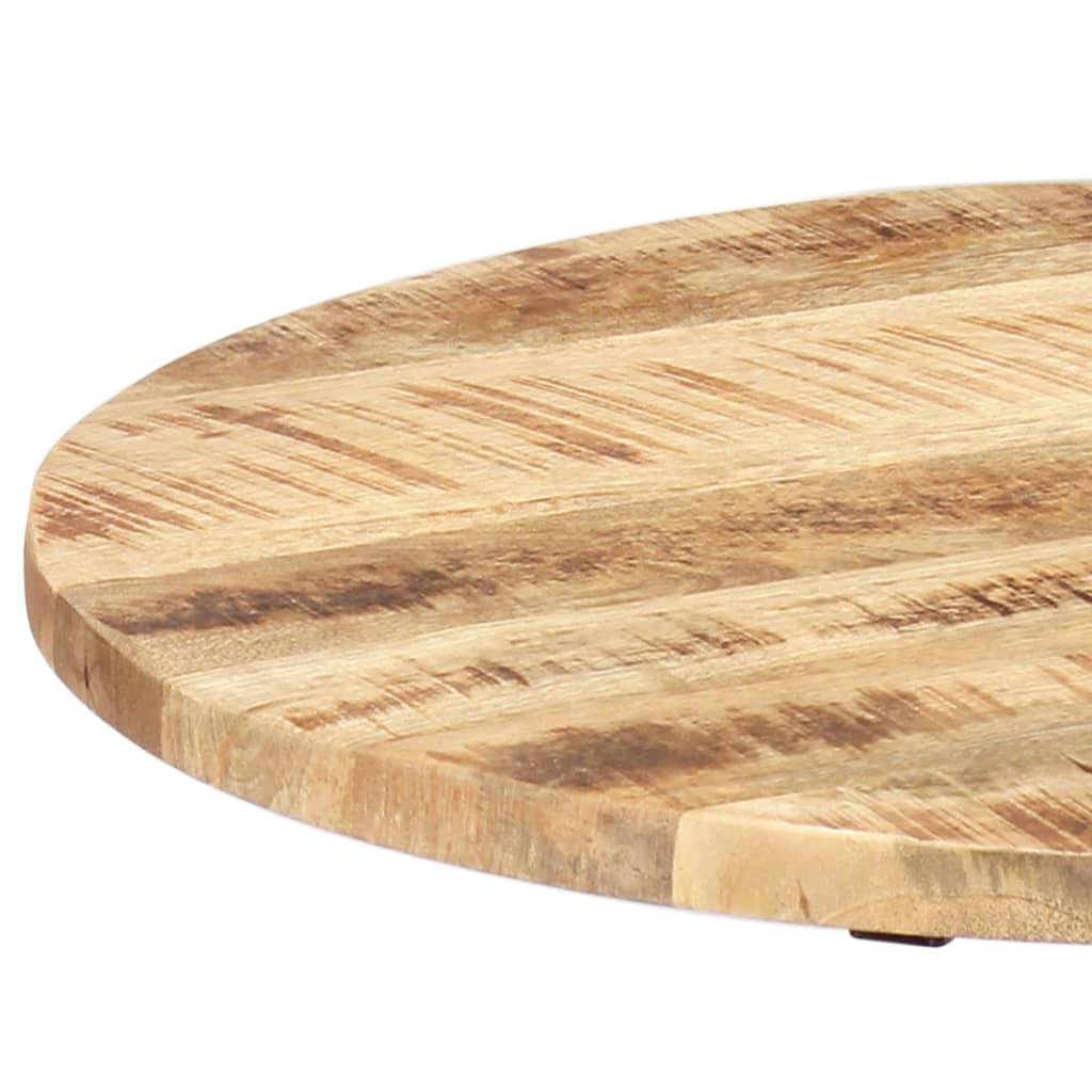 vidaXL Bijzettafel 60x(46-63) cm massief mangohout en gietijzer - Afbeelding 4