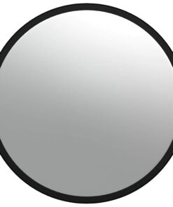 vidaXL Binnen Verkeersspiegel Convex Zwart Ø40 cm Acryl