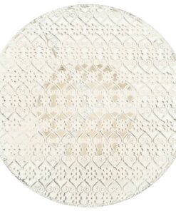 vidaXL Bistrotafel vintage stijl rond 40x70 cm metaal wit