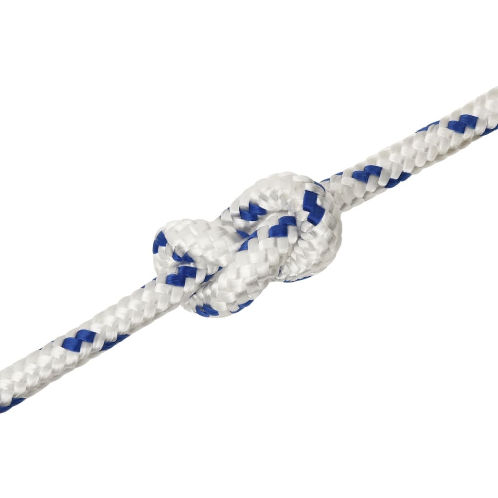 vidaXL Boot touw 12 mm 25 m polypropyleen wit - Image 5