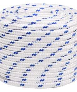 vidaXL Boot touw 18 mm 100 m polypropyleen wit