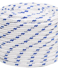 vidaXL Boot touw 18 mm 25 m polypropyleen wit