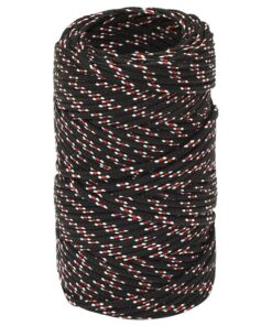 vidaXL Boot touw 2 mm 250 m polypropyleen zwart