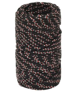 vidaXL Boot touw 2 mm 50 m polypropyleen zwart
