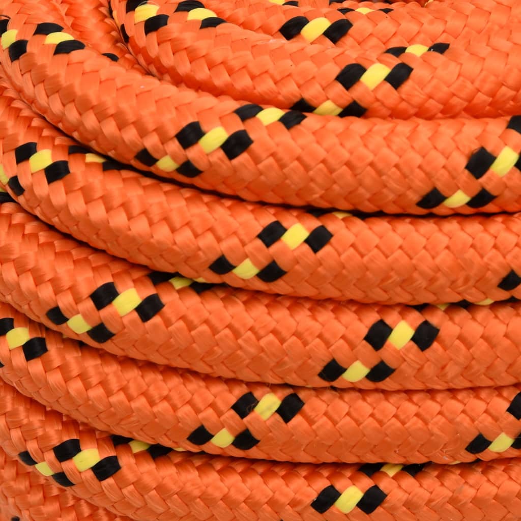 vidaXL Boot touw 20 mm 50 m polypropyleen oranje - Afbeelding 4