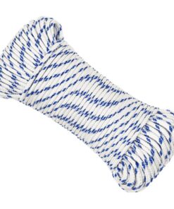 vidaXL Boot touw 3 mm 100 m polypropyleen wit