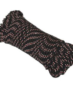 vidaXL Boot touw 3 mm 50 m polypropyleen zwart