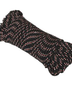 vidaXL Boot touw 4 mm 500 m polypropyleen zwart