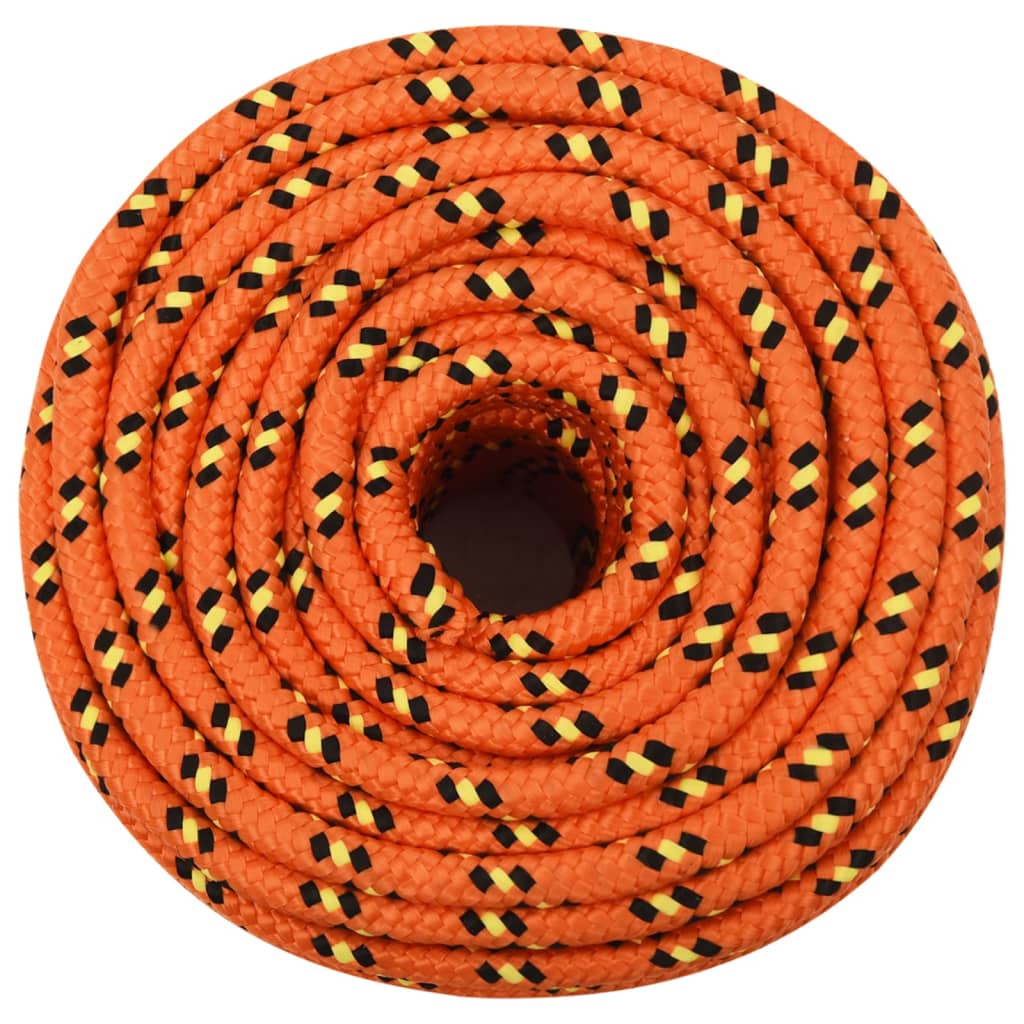 vidaXL Boottouw 14 mm 250 m polypropyleen oranje - Afbeelding 3