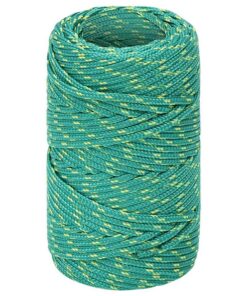 vidaXL Boottouw 2 mm 25 m polypropyleen groen