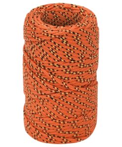 vidaXL Boottouw 2 mm 25 m polypropyleen oranje