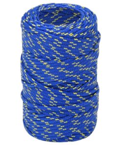 vidaXL Boottouw 2 mm 50 m polypropyleen blauw