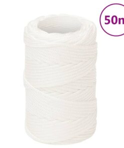 vidaXL Boottouw 2 mm 50 m polypropyleen volwit