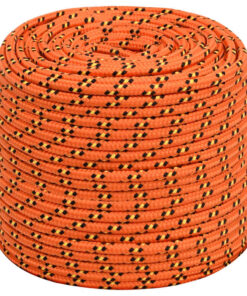 vidaXL Boottouw 6 mm 500 m polypropyleen oranje