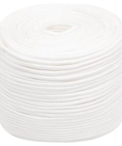 vidaXL Boottouw 8 mm 25 m polypropyleen volwit