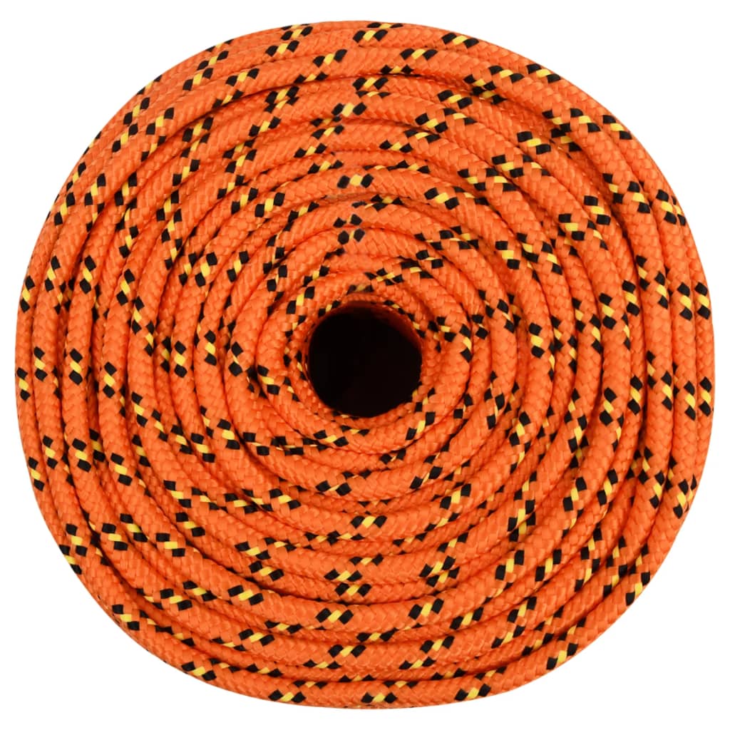 vidaXL Boottouw 8 mm 50 m polypropyleen oranje - Afbeelding 3