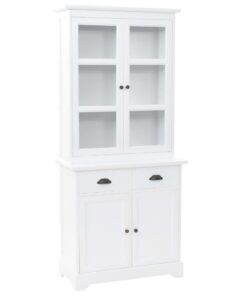 vidaXL Buffetkast met 4 deuren 80x40x180 cm MDF en grenenhout