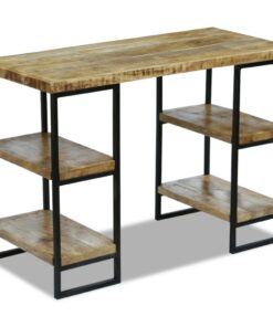 vidaXL Bureau 110x50x76 cm mangohout