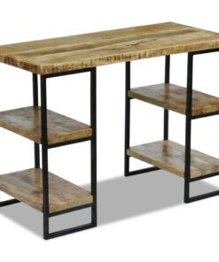 vidaXL Bureau 110x50x76 cm mangohout