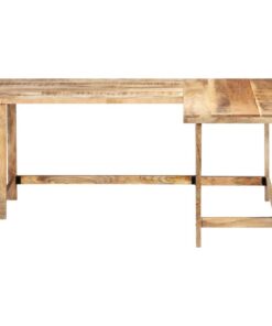 vidaXL Bureau 180x120x76 cm massief mangohout