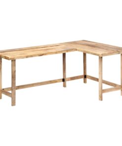vidaXL Bureau 180x120x76 cm massief mangohout