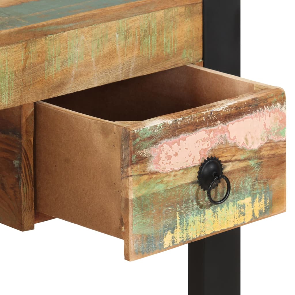 vidaXL Bureau massief gerecycled hout - Afbeelding 5