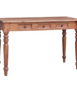 vidaXL Bureau met lades 117x57x75 cm massief mahoniehout