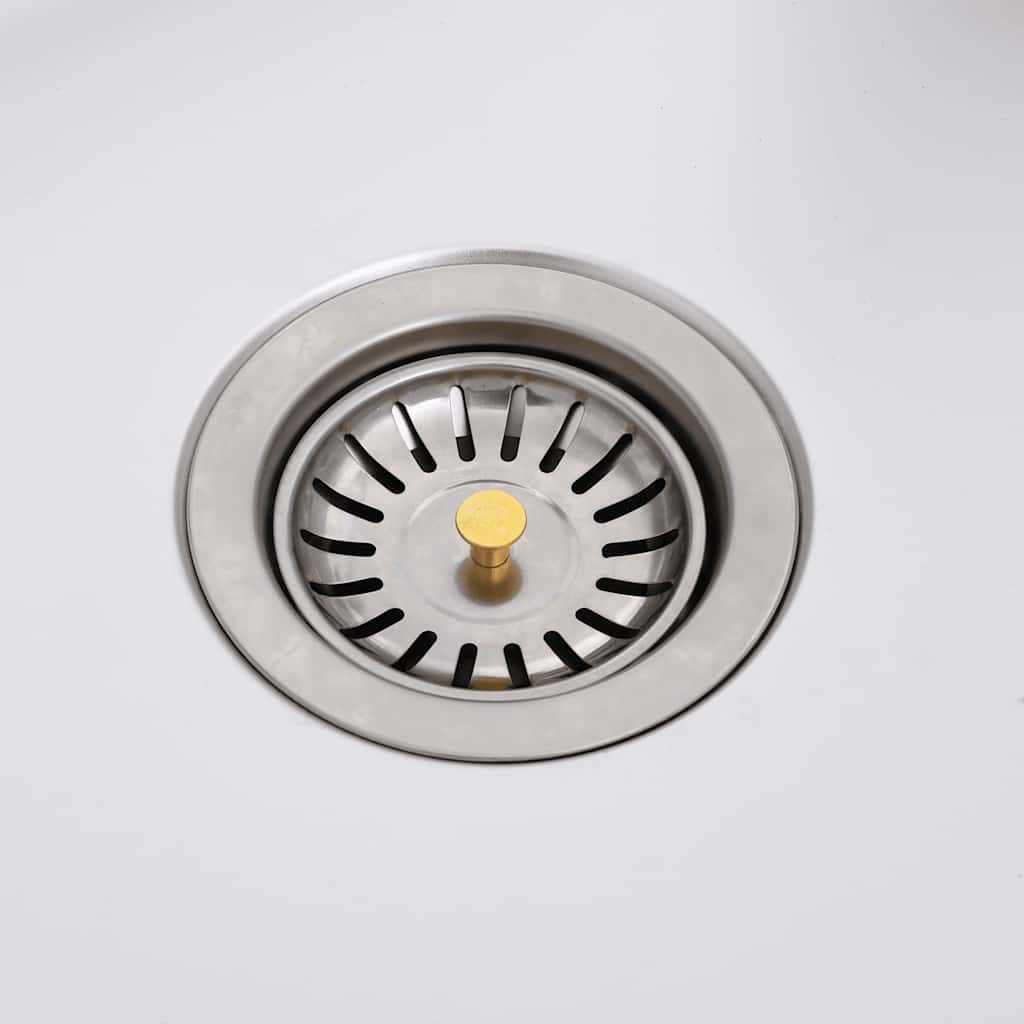 vidaXL Campinggootsteen enkele bak met kraan roestvrij staal - Image 7