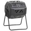 vidaXL Compostbak 160 L 73x64x95 zwart