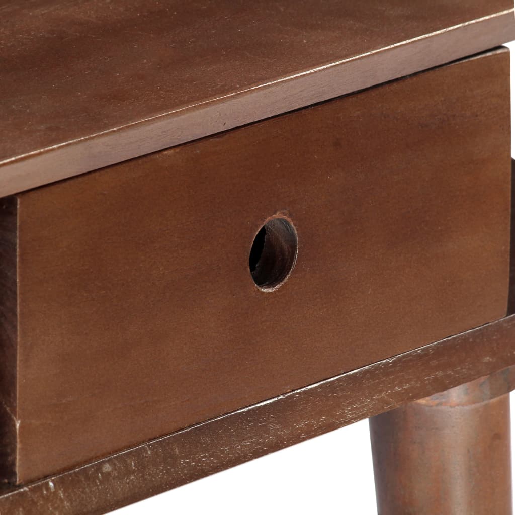 vidaXL Consoletafel 110x35x76 cm Massief Acaciahout - Afbeelding 6