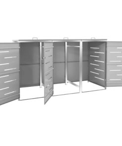 vidaXL Containerberging driedubbel 207x77