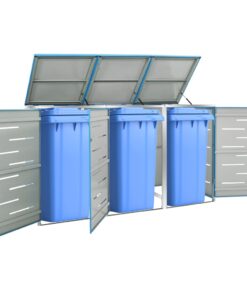 vidaXL Containerberging driedubbel 207x77