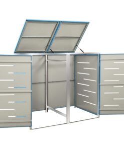 vidaXL Containerberging dubbel 138x77