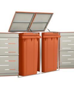 vidaXL Containerberging dubbel 138x77