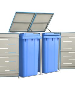 vidaXL Containerberging dubbel 138x77