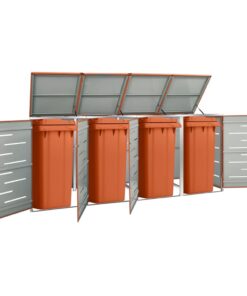 vidaXL Containerberging vierdubbel 276