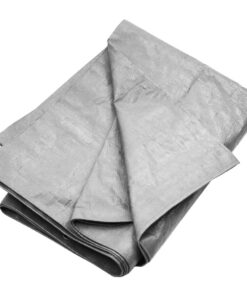 vidaXL Dekzeil 180 g/m² 3x6 m HDPE grijs