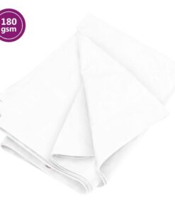 vidaXL Dekzeil 180 g/m² 3x6 m HDPE wit