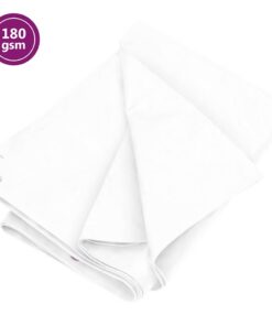 vidaXL Dekzeil 180 g/m² 4x8 m HDPE wit