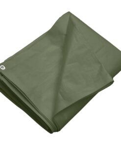 vidaXL Dekzeil 260 g/m² 4x5 m HDPE groen