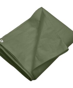 vidaXL Dekzeil 260 g/m² 6x8 m HDPE groen