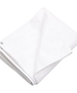 vidaXL Dekzeil 260 g/m² 6x8 m HDPE wit