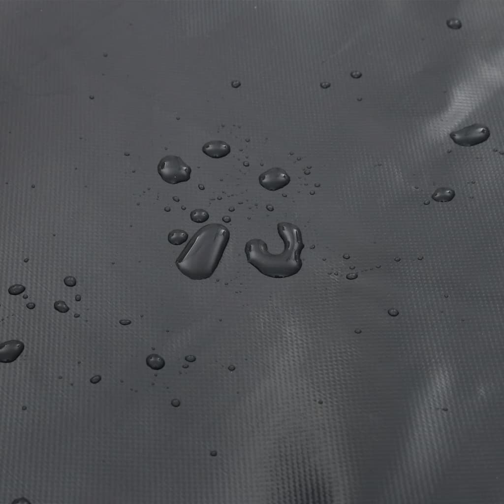 vidaXL Dekzeil 650 g/m² 3x6 m antracietkleurig - Afbeelding 7