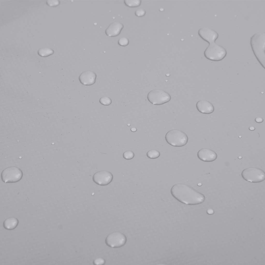 vidaXL Dekzeil 650 g/m² 4x6 m grijs - Image 7