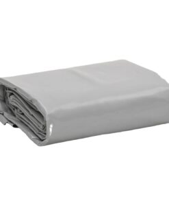 vidaXL Dekzeil 650 g/m² 4x7 m grijs