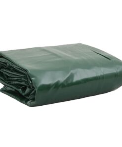 vidaXL Dekzeil 650 g/m² 5x5 m groen