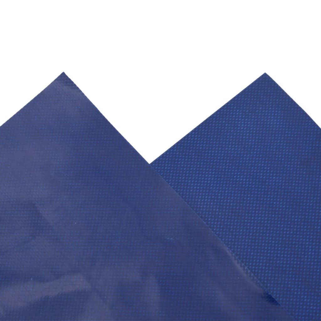 vidaXL Dekzeil 650 g/m² 5x6 m blauw - Afbeelding 5