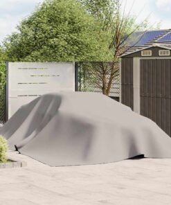 vidaXL Dekzeil 650 g/m² 5x7 m grijs